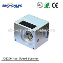 Grande vitesse et haute précision 10mm faisceau taille JD2206 scanner galvo / unité de déviation / tête de balayage / pour le marquage au laser